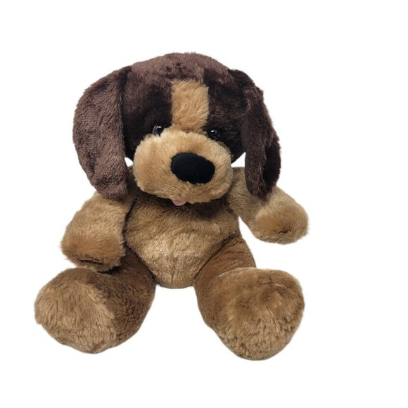 Build-A-Bear Puppy Dog Plush Stuffed Animal 9" Sitting Brown 2014 Retired - Picture 1 of 3